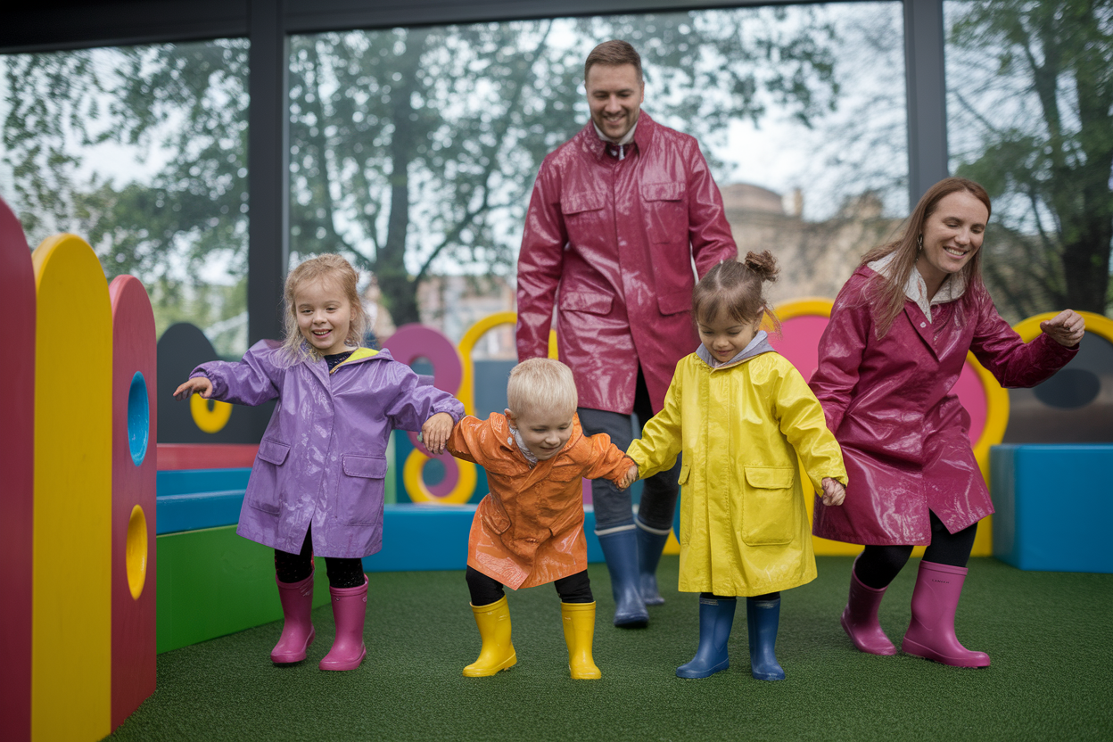 famille-impermeables-bottes-aire-jeux