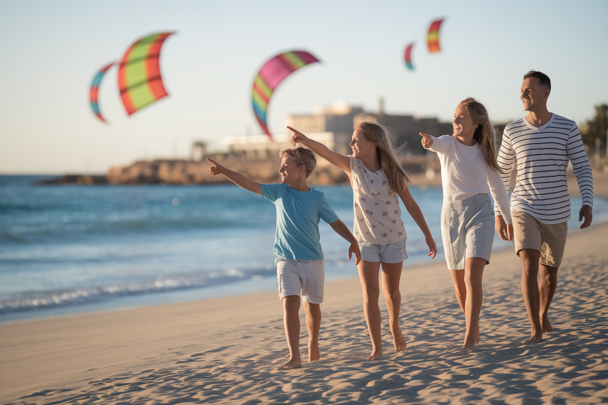 famille-plage-cerfs-volants-barcares