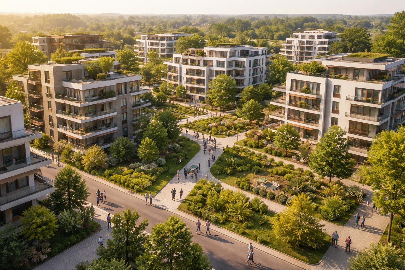 quartier-moderne-immeubles-espaces-verts